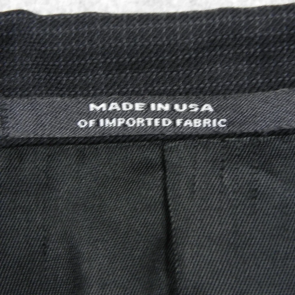 Austin Reed Blazer Mens 42R Regular 3 Button Suit Jacket Coat Black Purple Check